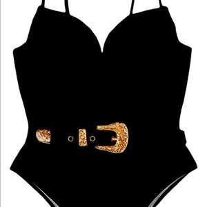 Never worn black one piece